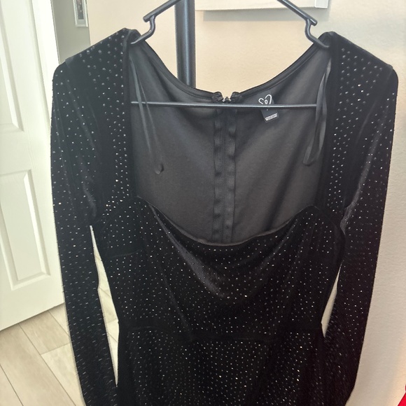 Black Midi Going Out Dress - Picture 1 of 4